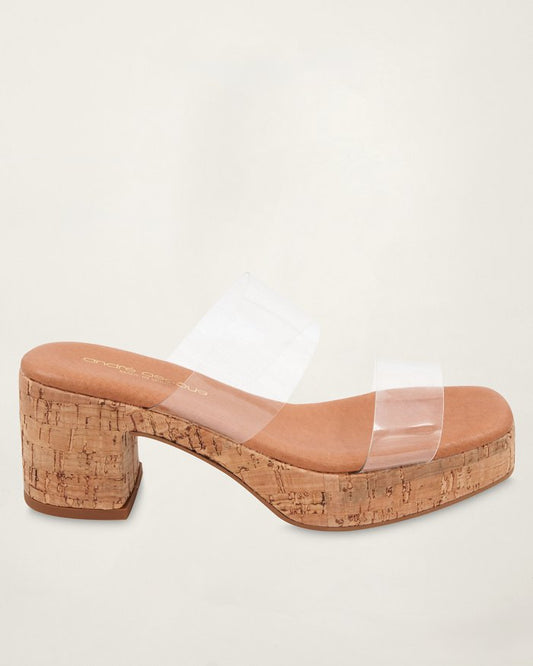 André Assous Cairo Clear Heeled Sandals
