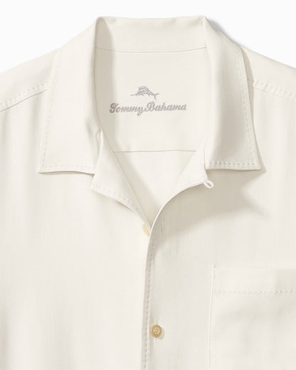 Hawaiian Herringbone Silk Camp Shirt