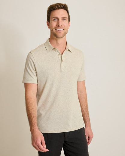 Laurito Beach Linen-Blend Polo
