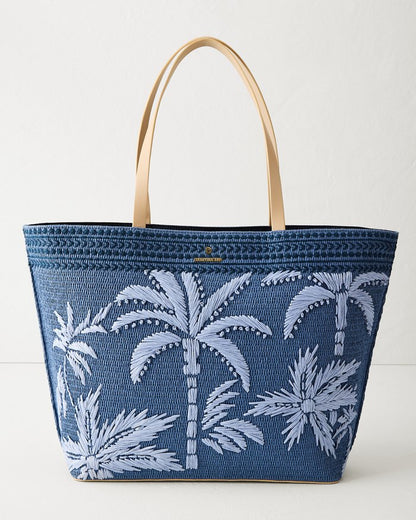 Ogeechee Blue Palm Beach Tote
