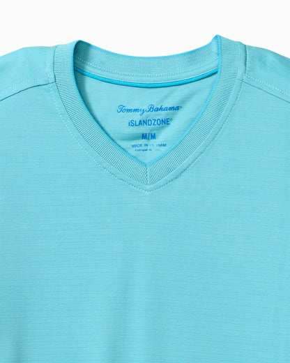 Bay Stripe V-Neck IslandZone  T-Shirt