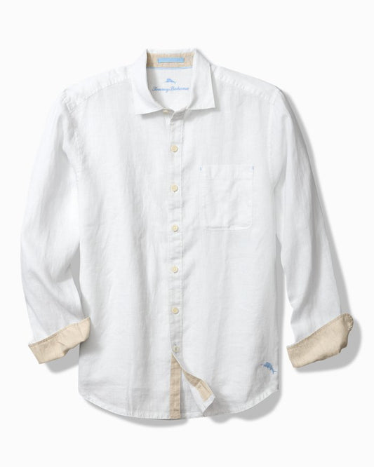 Big & Tall Paradise Breezer Linen Long-Sleeve Shirt