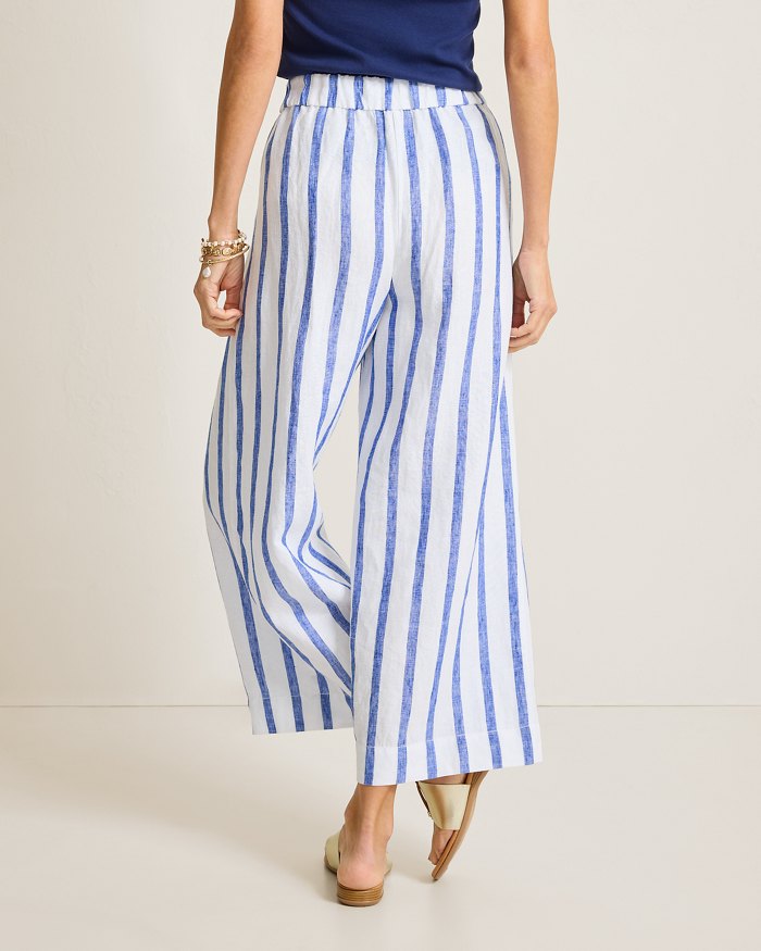 Two Palms Isla Sol Linen Culotte Pants