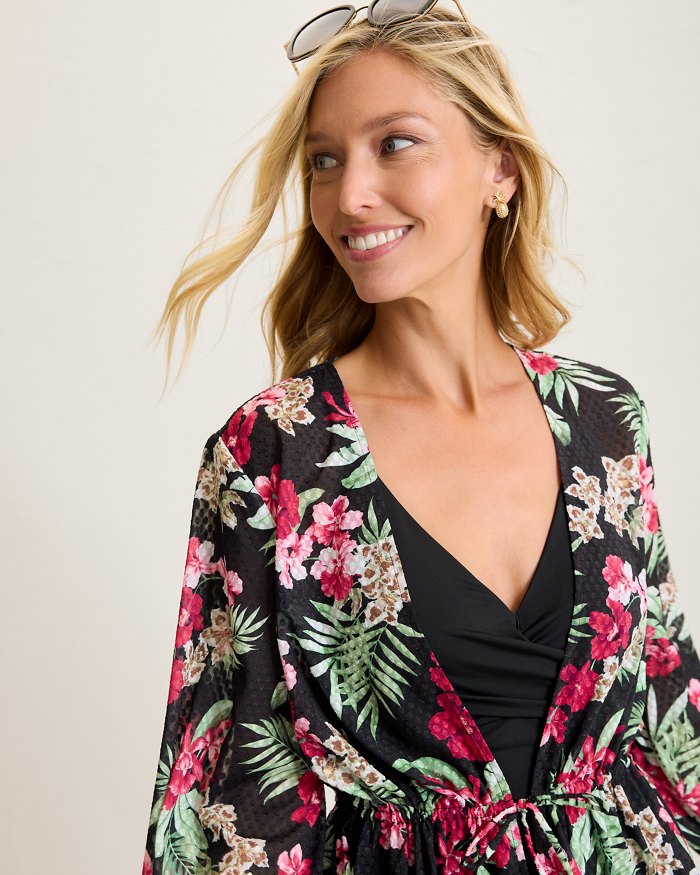 Lily Cat Open Front Beach Tunic