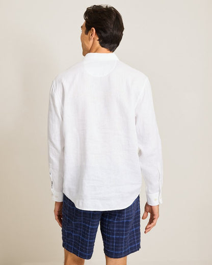 Desert Riviera Linen Popover Shirt
