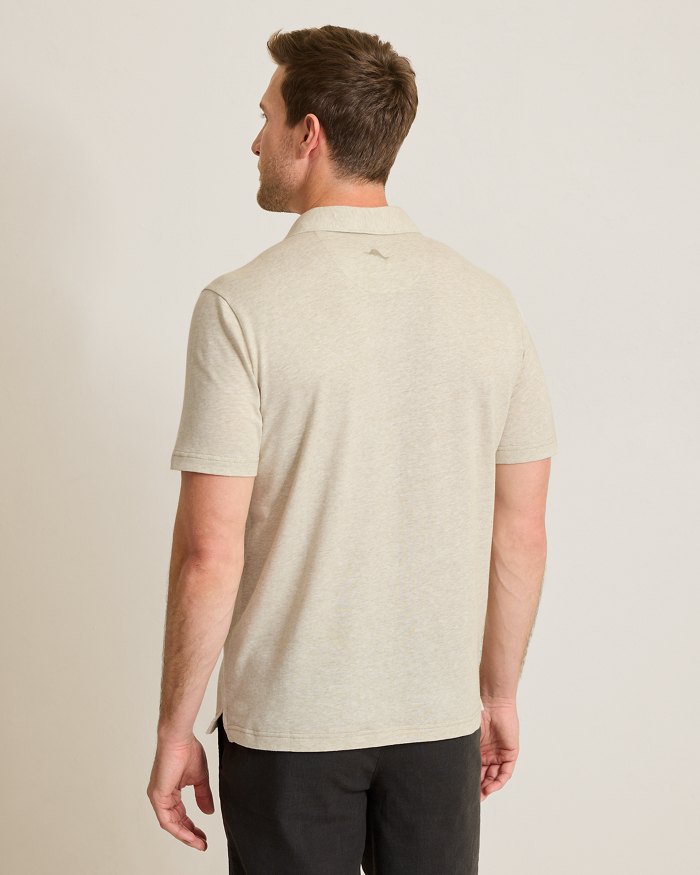 Laurito Beach Linen-Blend Polo