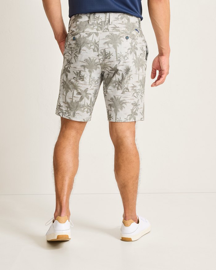 Bahama Coast Oasis Palms Cargo  9-Inch Shorts