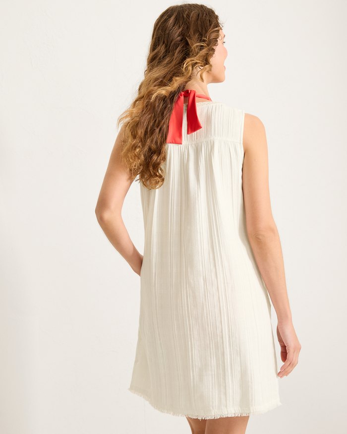 Mykonos Gauze Coverup Shift Dress