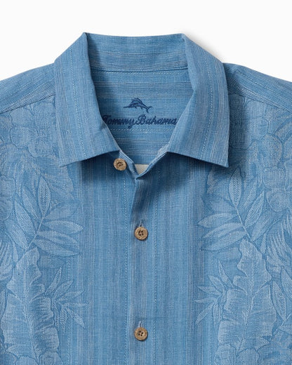 Maui Border Silk Camp Shirt
