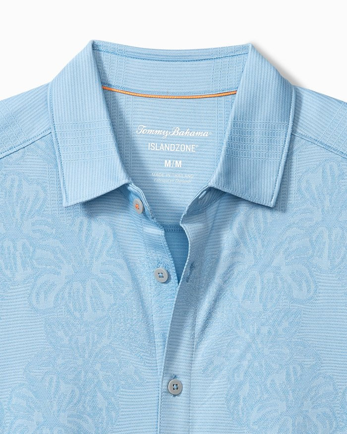 Big & Tall Palm Coast Cascade Vines IslandZone  Knit Shirt