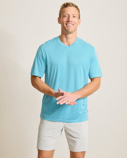 Bay Stripe V-Neck IslandZone  T-Shirt