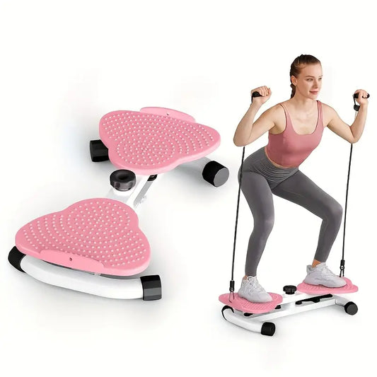 1pc Tungsten Steel Waist Torsion Device With Resistance Band