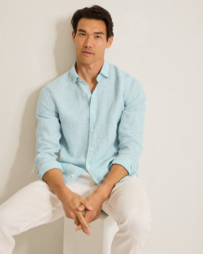 Lennox Linen Long-Sleeve Shirt