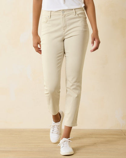 Beach High-Rise Ankle Jeans