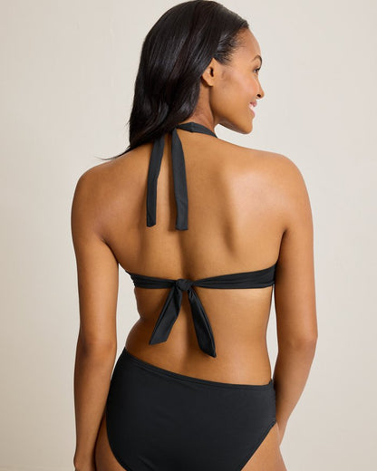 Pearl Underwire Halter Bikini Top
