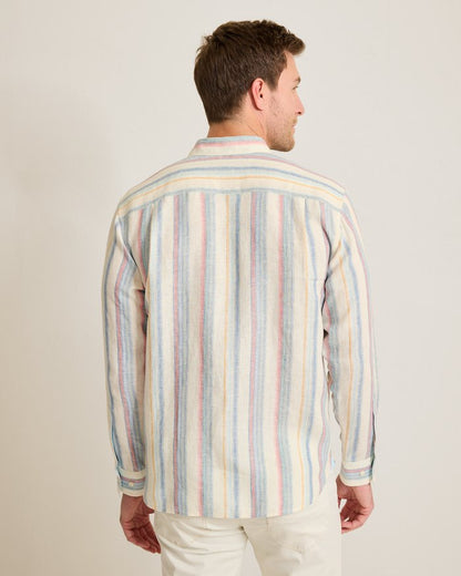 Las Mantas Stripe Linen Shirt