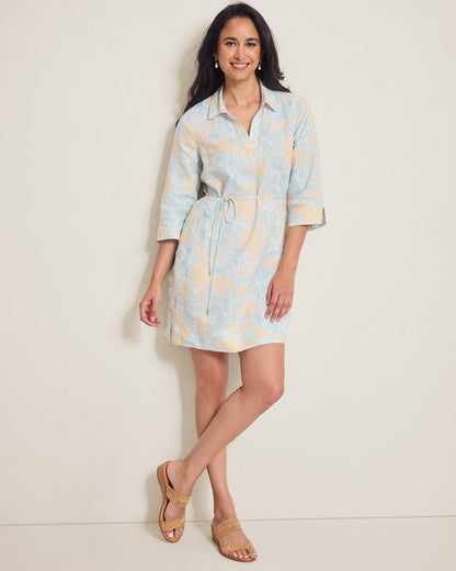 Two Palms Paradiso Petals Linen Dress