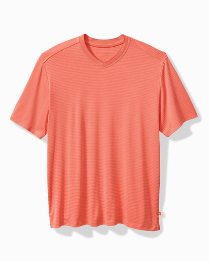 Bay Stripe V-Neck IslandZone  T-Shirt