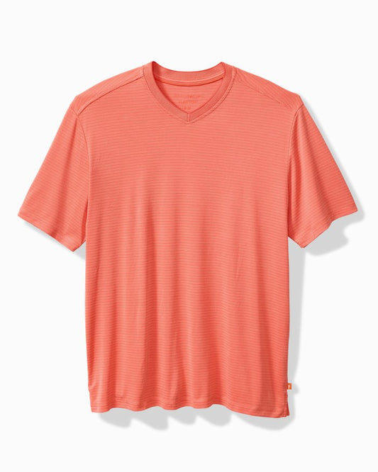 Bay Stripe V-Neck IslandZone  T-Shirt