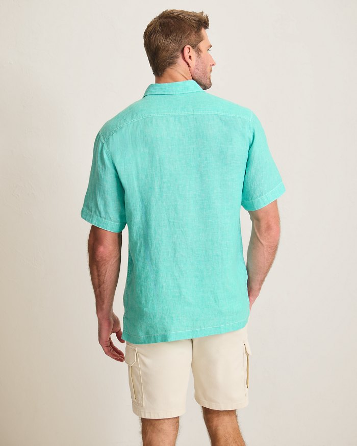 Paradise Breezer Linen Short-Sleeve Shirt