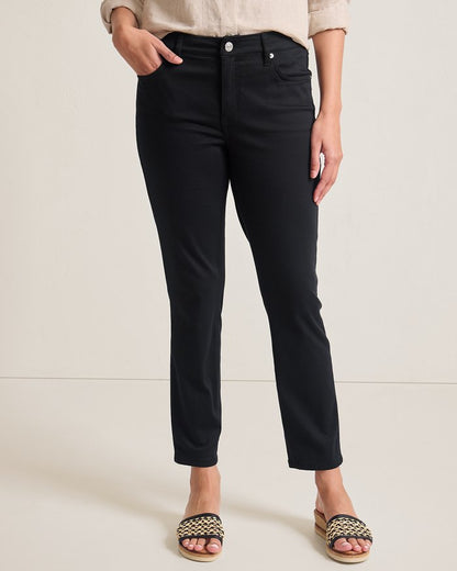 Beach High-Rise Ankle Jeans