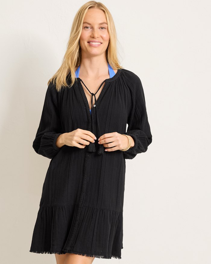 Mykonos Gauze Coverup Dress