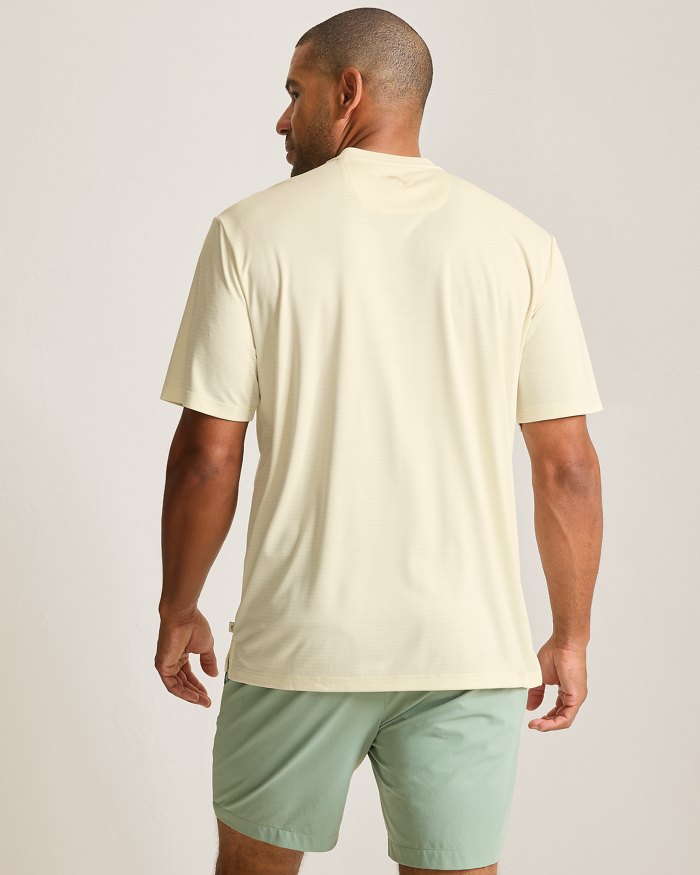 Bay Stripe V-Neck IslandZone  T-Shirt