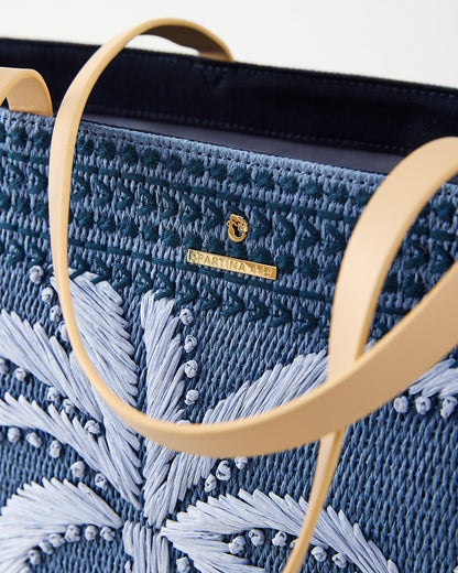 Ogeechee Blue Palm Beach Tote
