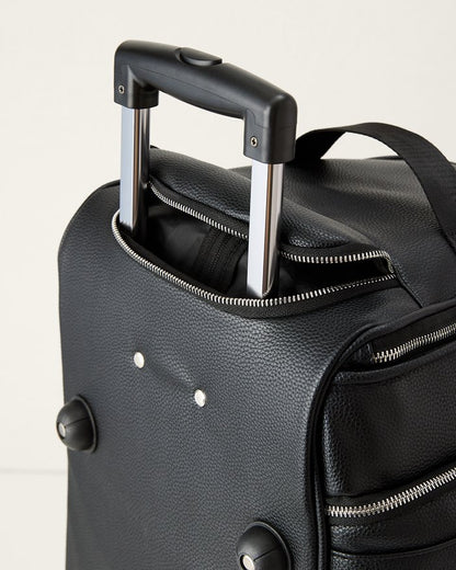 Brett Black 2-In-1 Roller Garment Duffel Bag