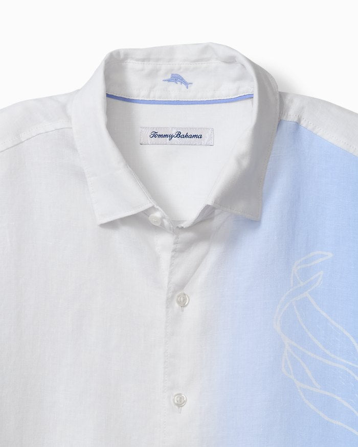 Villa Rosa Vines Linen Shirt