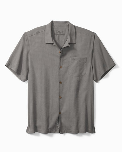 Big & Tall Coastal Breeze Check IslandZone  Camp Shirt