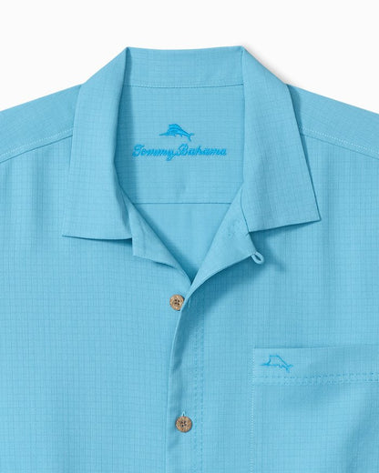 Coastal Breeze Check IslandZone  Camp Shirt