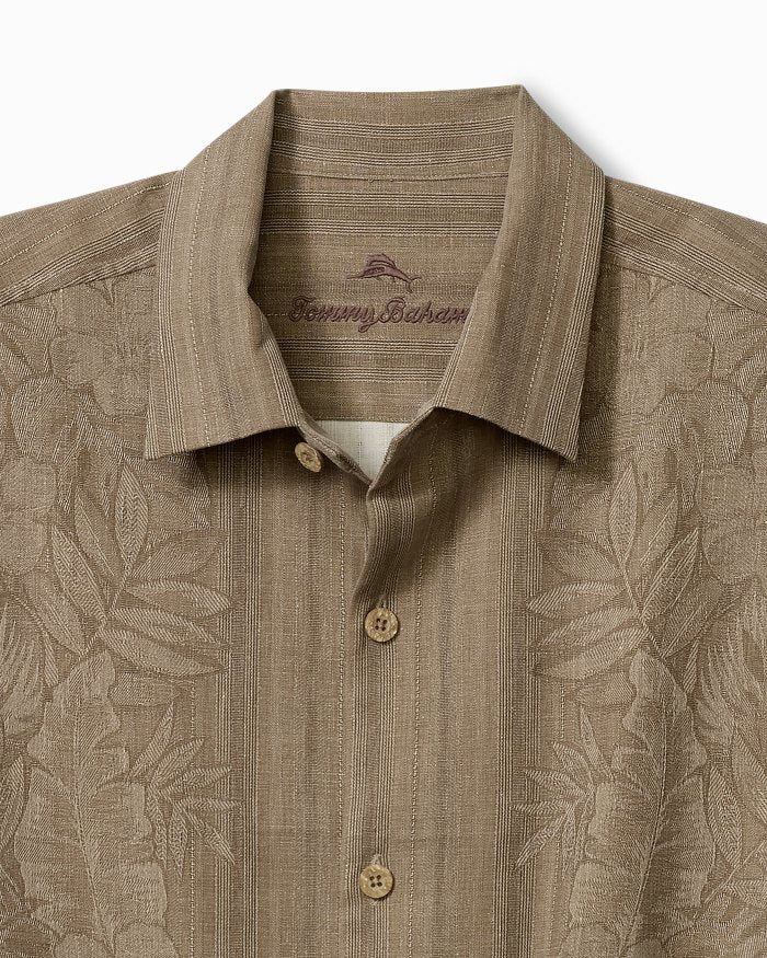 Maui Border Silk Camp Shirt