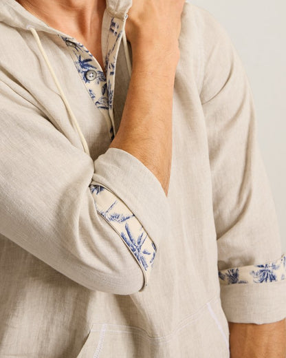Desert Riviera Linen Baja Hoodie