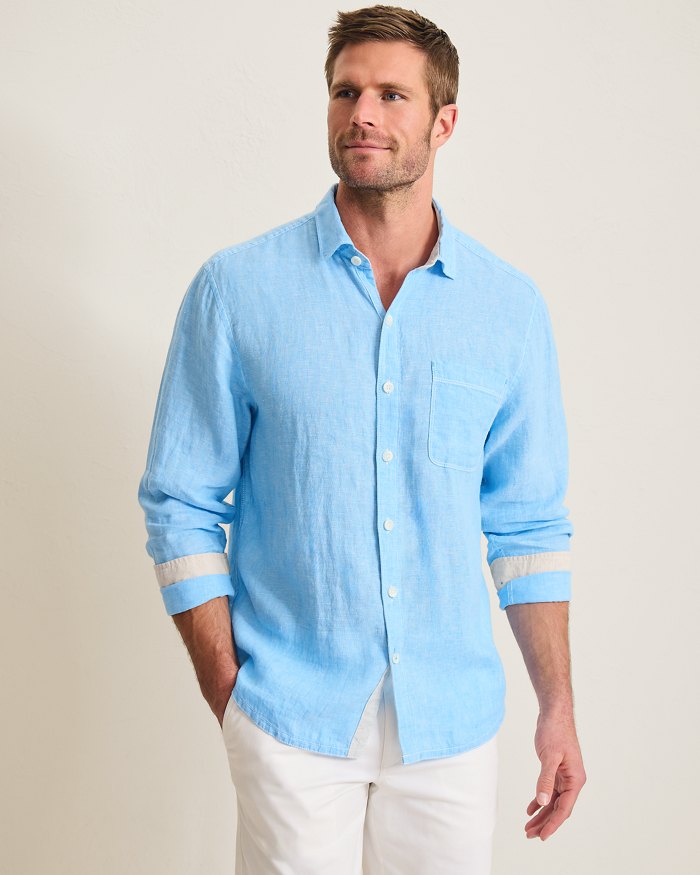 Paradise Breezer Linen Long-Sleeve Shirt