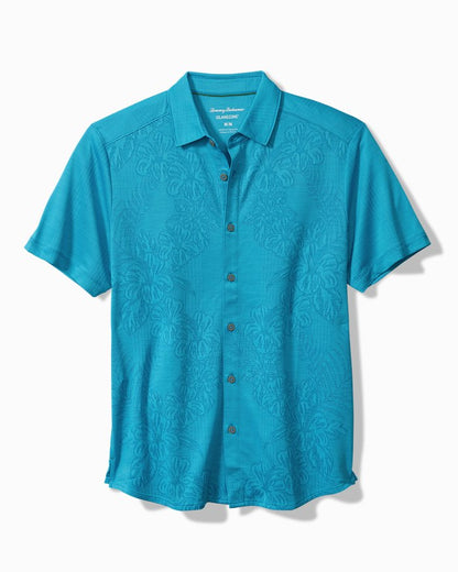 Big & Tall Palm Coast Cascade Vines IslandZone  Knit Shirt