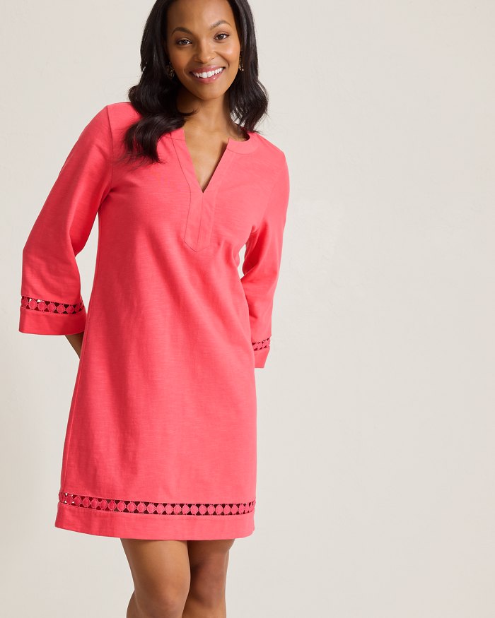 Sunset Harbor Long-Sleeve Dress