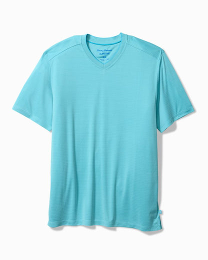 Bay Stripe V-Neck IslandZone  T-Shirt