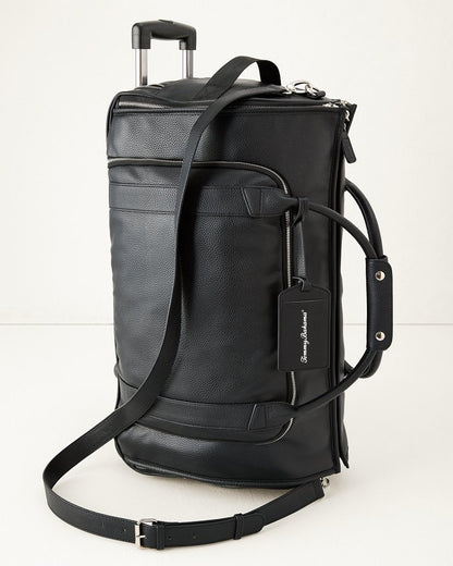 Brett Black 2-In-1 Roller Garment Duffel Bag
