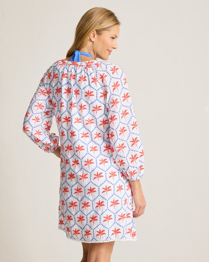 Catalina Eyelet Cotton Coverup Dress