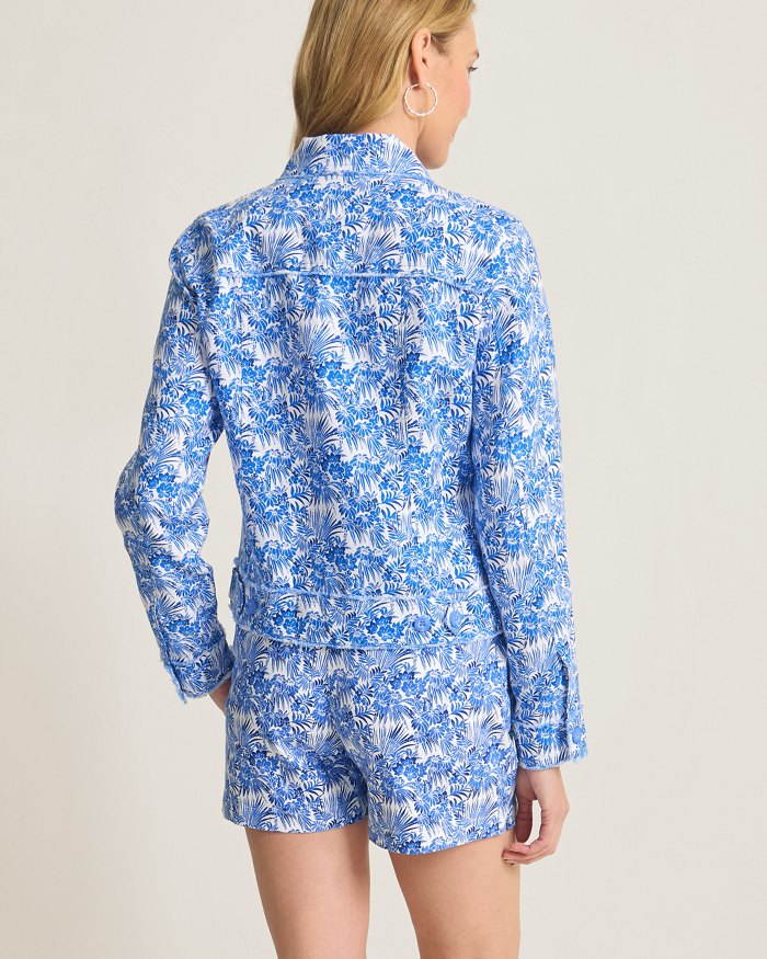 Two Palms Fantastic Fronds Linen Jacket