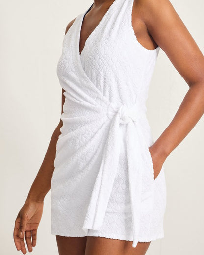 Textured Terry Beach Romper