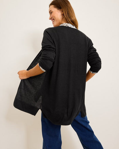 Addison Beach Linen-Blend Cardigan