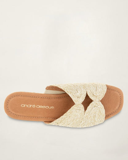 André Assous Serene Raffia Wedges