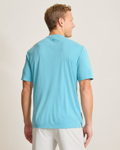Bay Stripe V-Neck IslandZone  T-Shirt