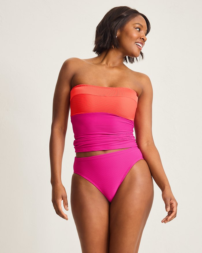 Ocean Point Colorblock Hipster Bikini Bottoms