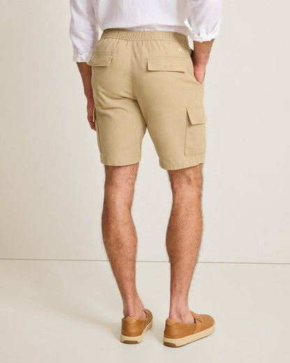 Big & Tall Linen In Paradise Cargo Shorts