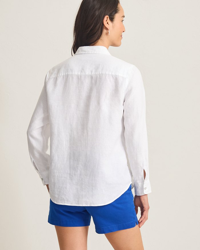 Coastalina Linen Relaxed Top