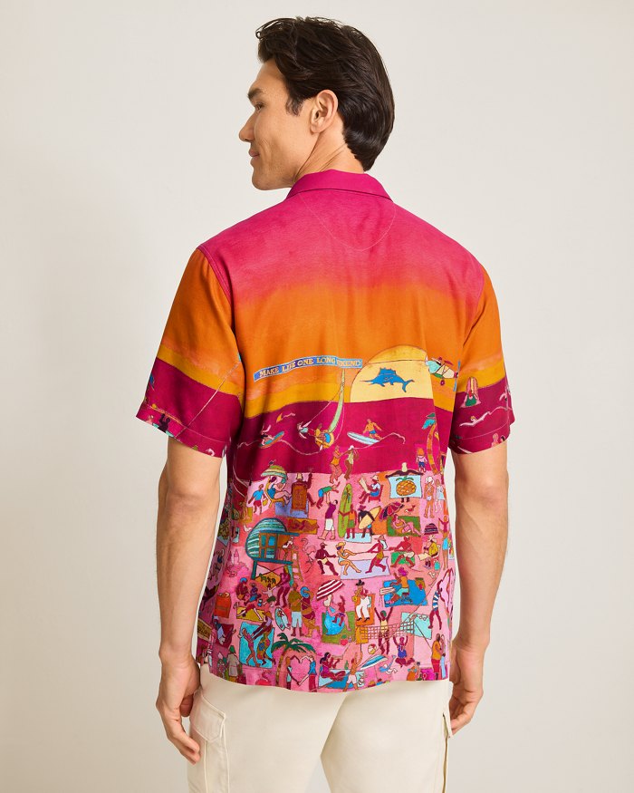 Scenic to Believe It Silk Camp Shirt