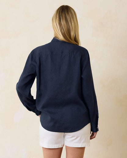 Coastalina Linen Relaxed Top